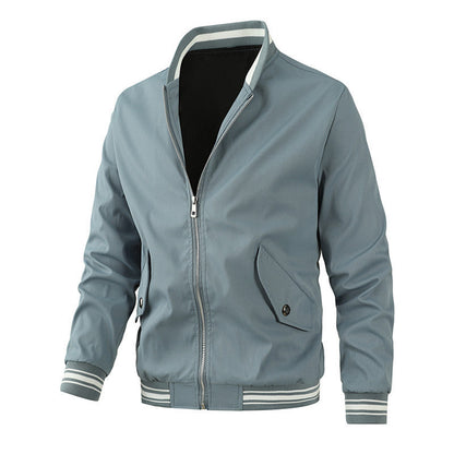 Herren Bomberjacke Sportlich Elastisch College Style