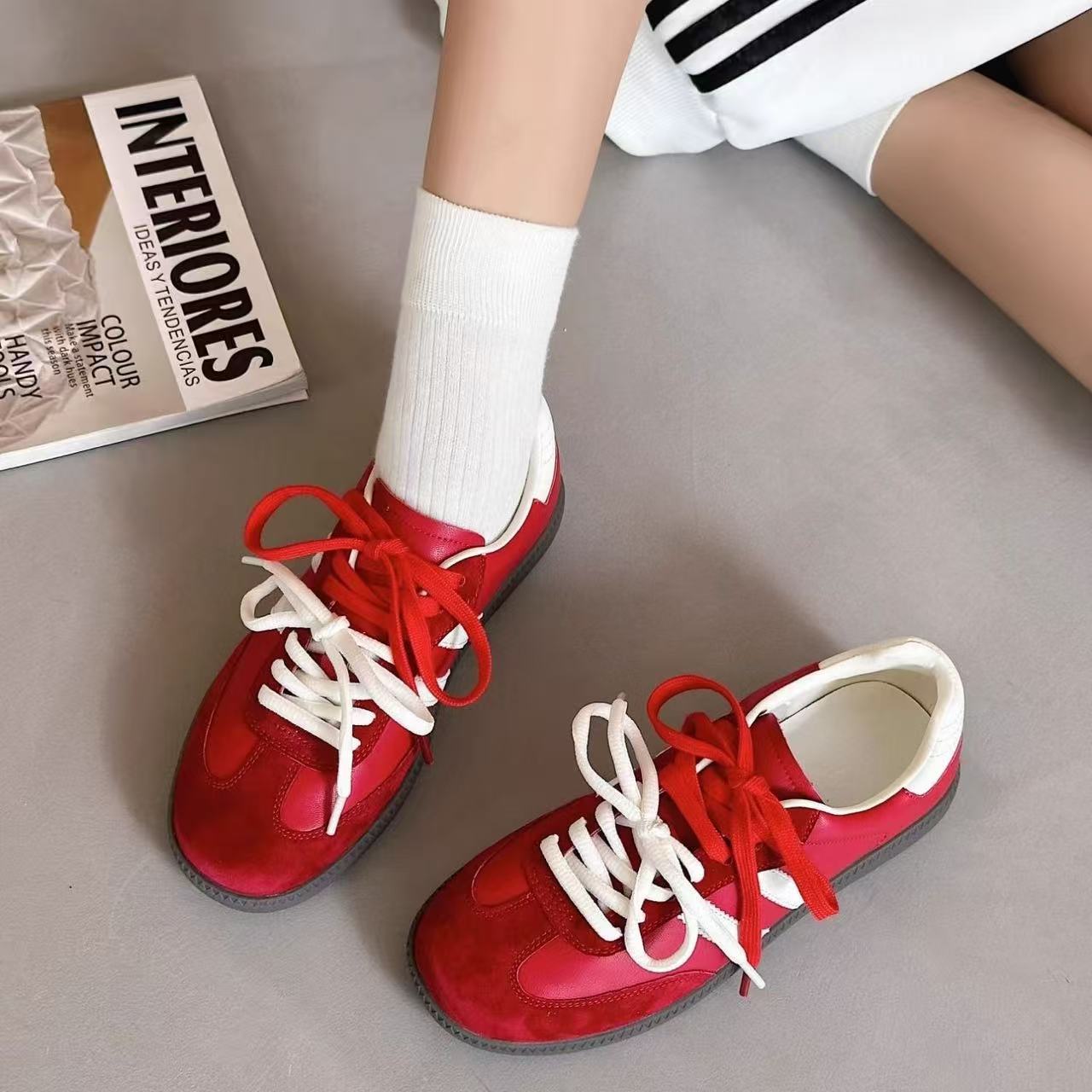 Damen Sneaker Sportlich AtmungsaktivMesh Größe 36-41