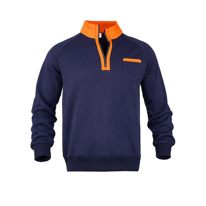 Herren Sweatshirt Feuchtigkeitsregulierend Mit Reißverschluss