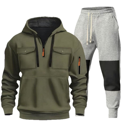 Herren Sportset Sweatshirt und Jogginghose Funktionell Komfortabel