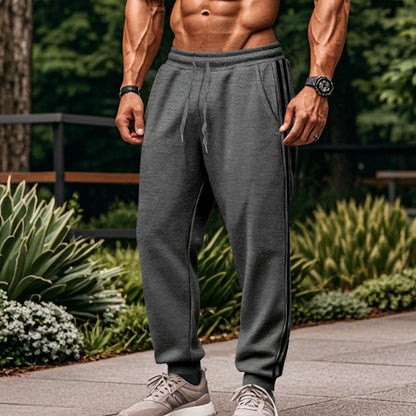 Herren Trainingshose Sportlich Mit Streifen