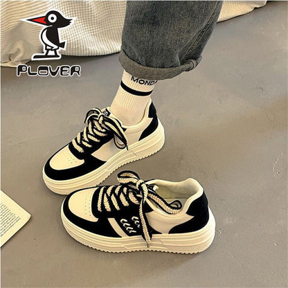 Damen Sneaker Chunky Plattform Modisch Auffällig