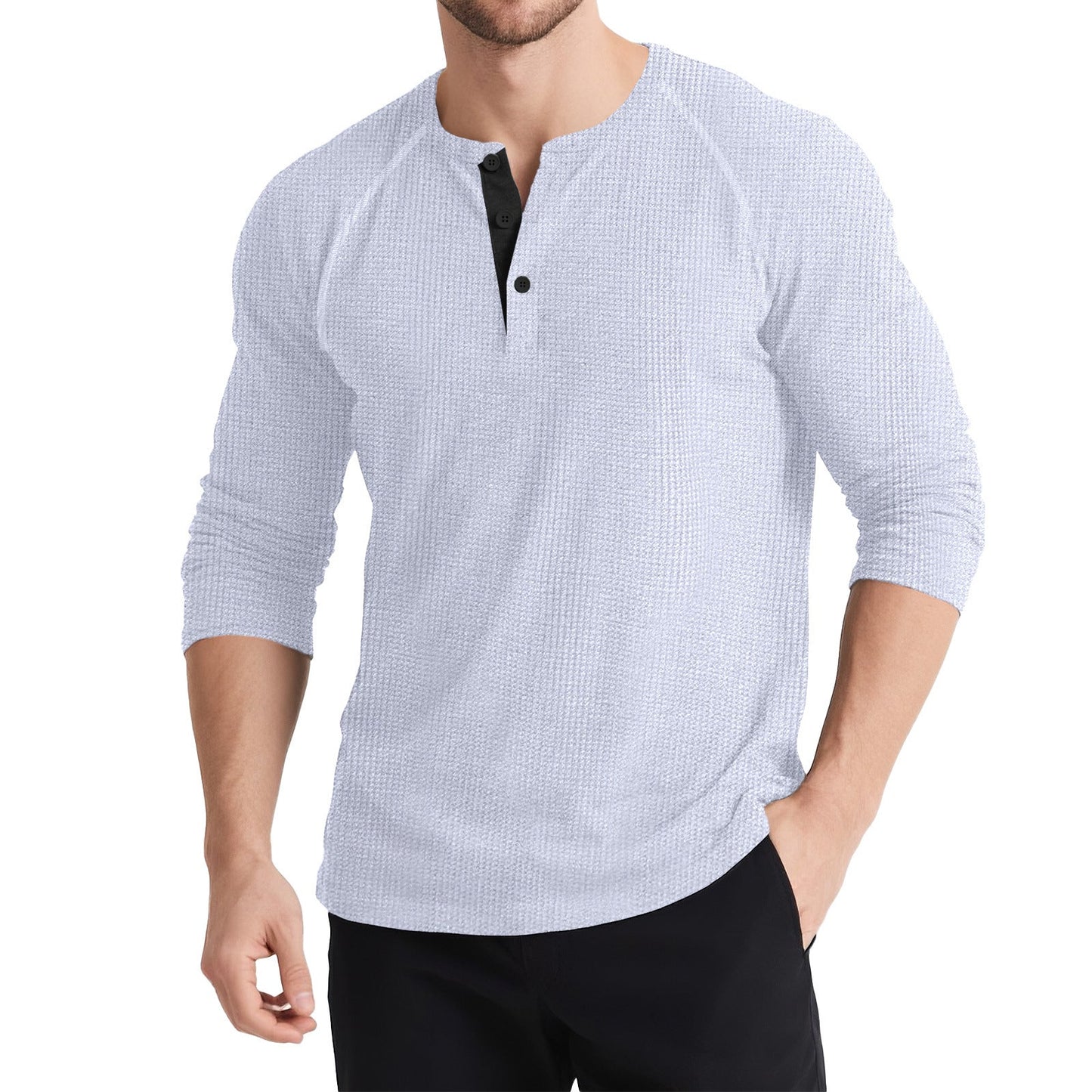 Herren Langarmhemd Modern Elegant Slimfit