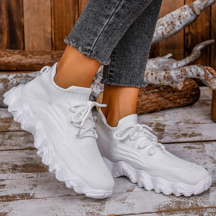 Damen Laufschuhe Sportsneaker Elastisch Rutschfest