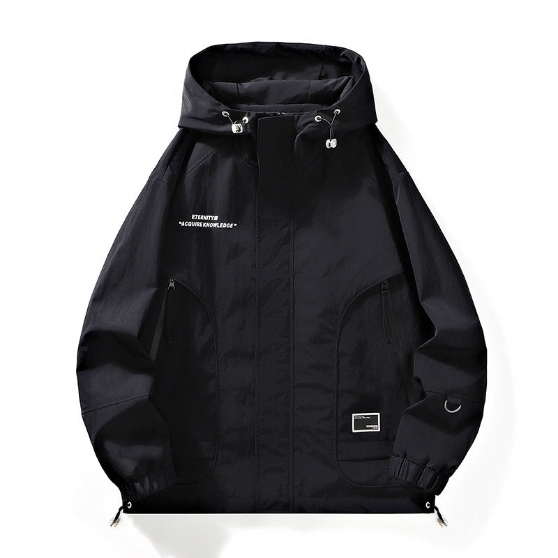 Herren Outdoor-Jacke Winddicht und Atmungsaktiv