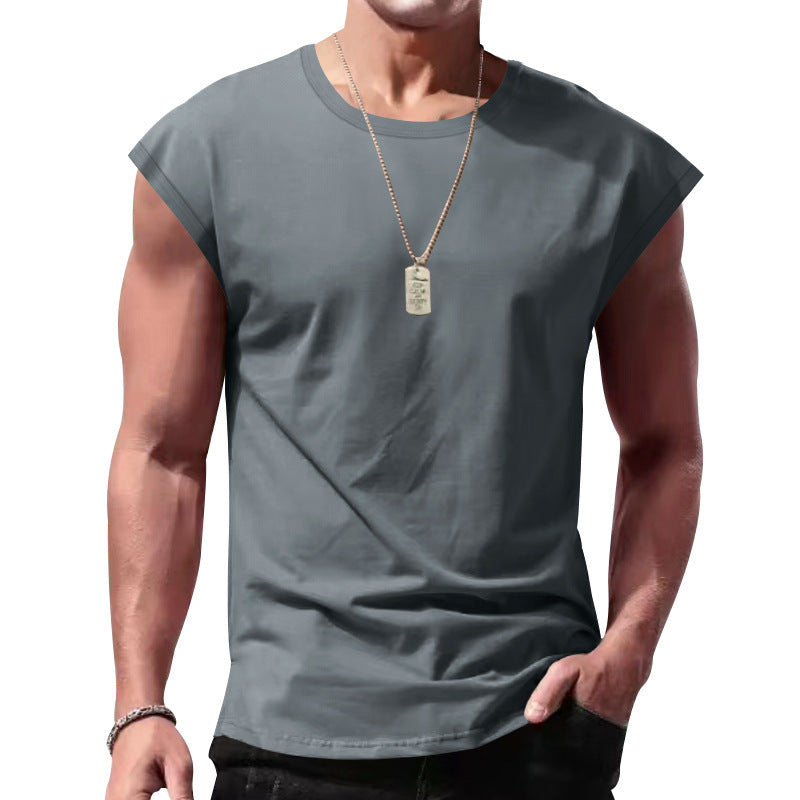 Großes Oversized Herren T-Shirt aus Baumwolle Rundhals