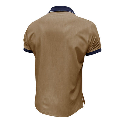 Herren Polo-Shirt Denim-Style Modern Slimfit
