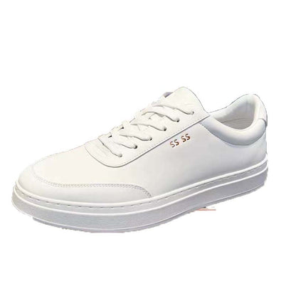 Damen Sneaker Leder Schuhe Bequem Perforiert Modisch