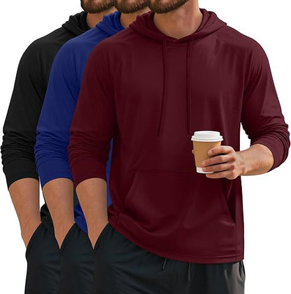 Herren Kapuzenpullover Kängurutasche Modern Komfortabel