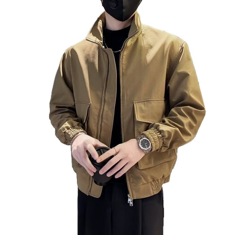 Herren Übergangsjacke Modisch mit Taschen Elastisch