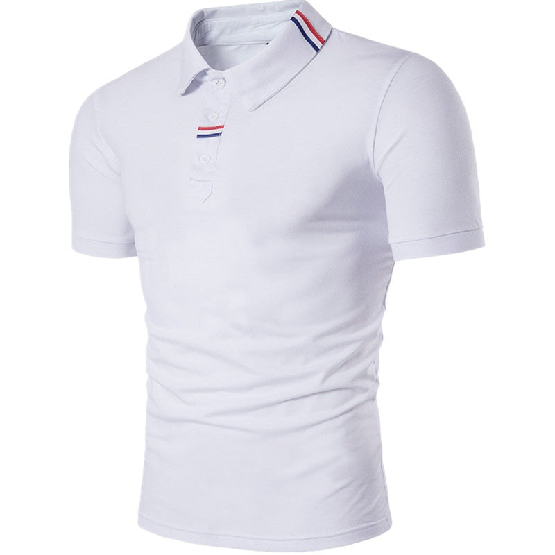 Herren Poloshirt Elegantes Design mit Knopfkragen Modern