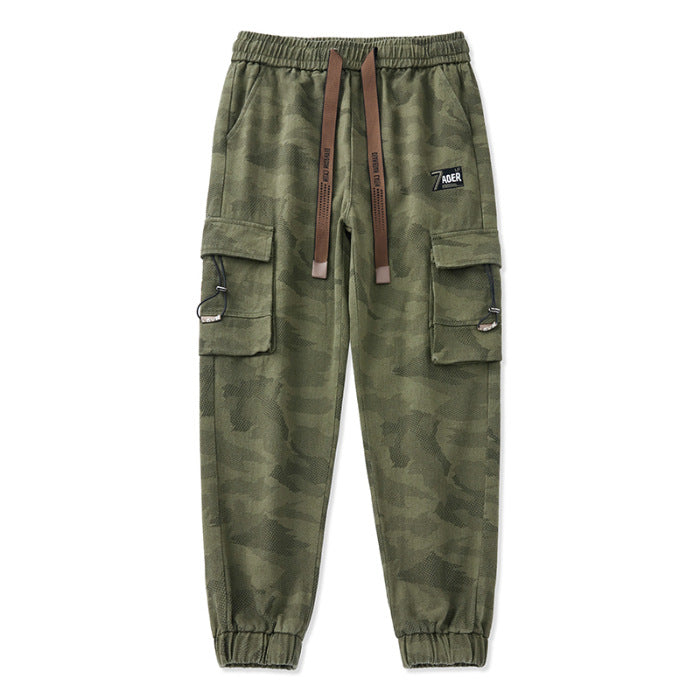 Herren Cargohose Elastic mit Reißverschlusstaschen Flexibel