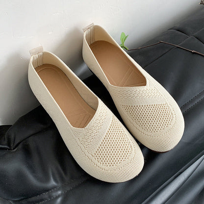 Ballerinas Damen Atmungsaktiv Elastisch Bequem
