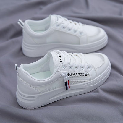 Damen Sneaker Atmungsaktiv Elastisch Schnürsystem Sportlich
