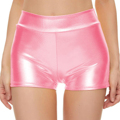 Damen Sport Shorts Hochbund Laufshorts Frauen