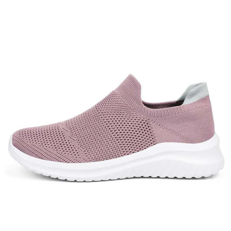Damen Sport Sneaker Atmungsaktiv Elastisch Bequem