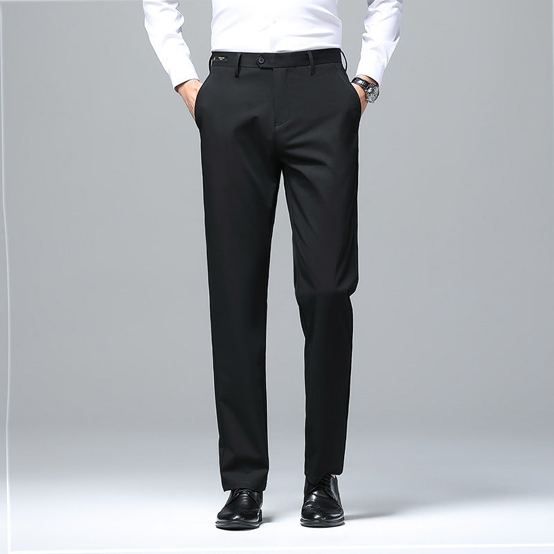 Herren Business-Hose Elegant Slim Fit dunkelgrau