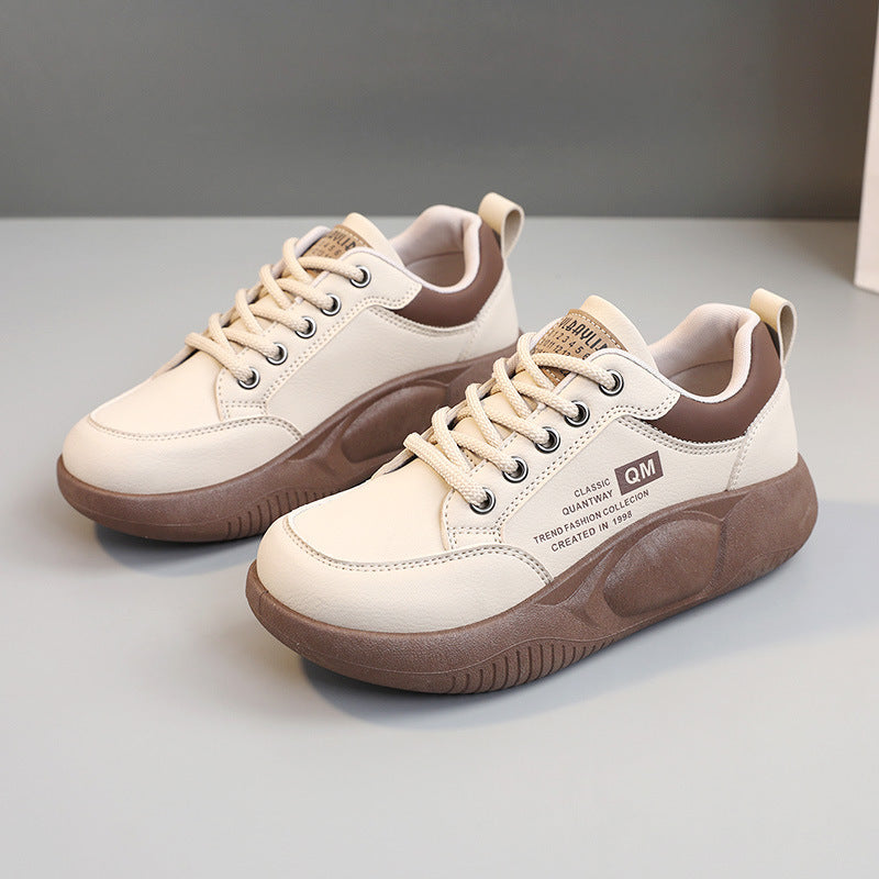 Damen Sneaker Sportlich Laufsohle Weich