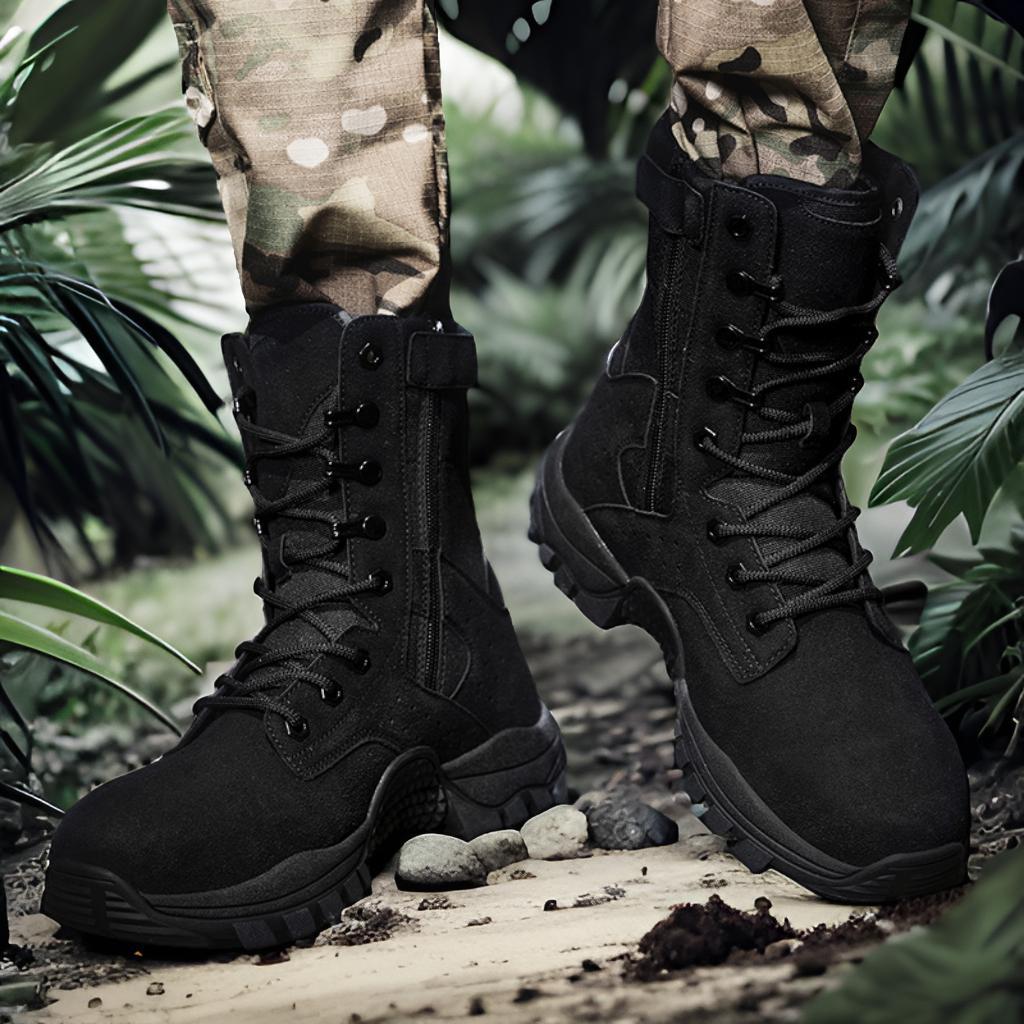 Herren Outdoor-Stiefel Knöchelschutz Rutschfest Wanderstiefel
