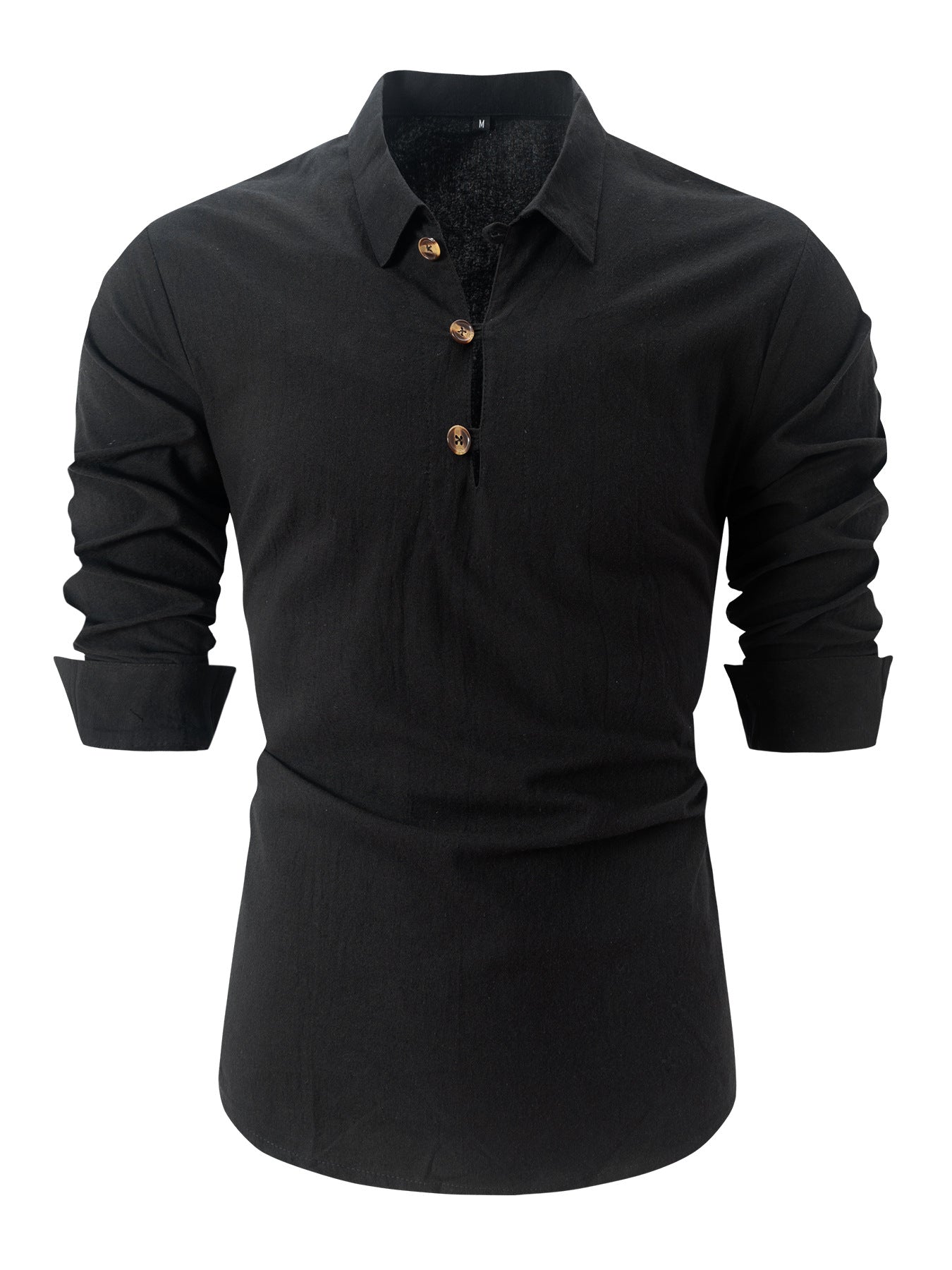 Herren Langarmhemd Elegantes Knopfhemd Modern Slimfit