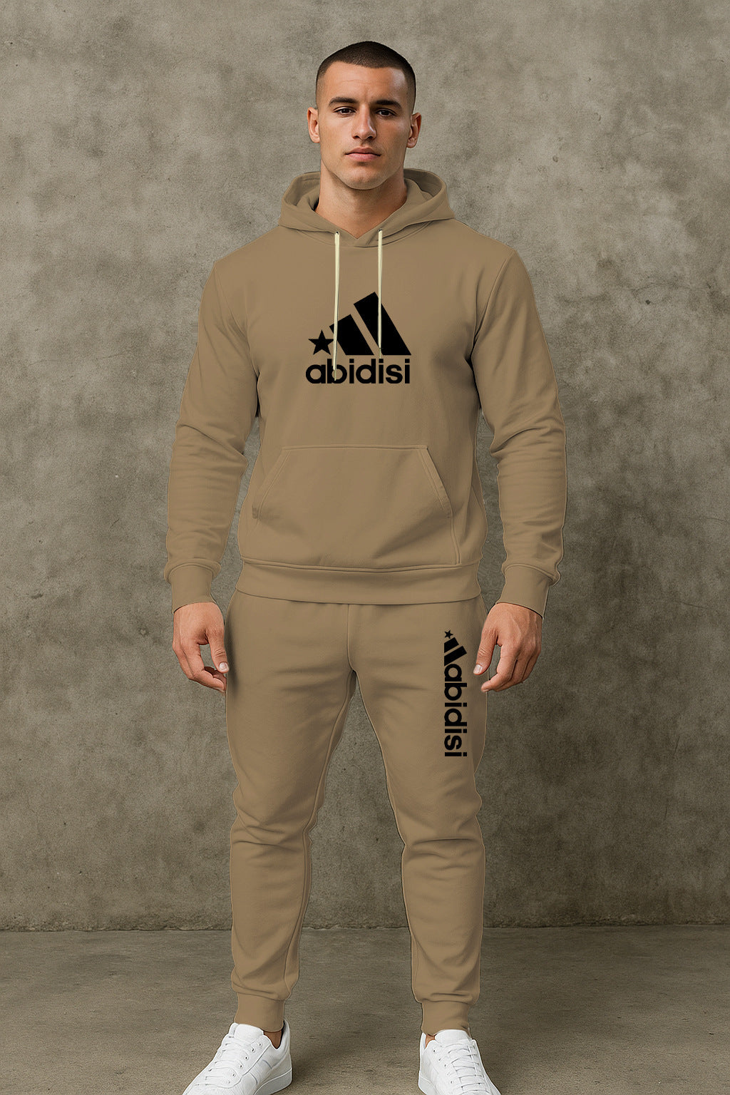 Herren Jogginganzug Sportlich Schnitt Bequem Mit Taschen