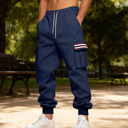 Herren Cargo-Hose Robust Bequem Grau
