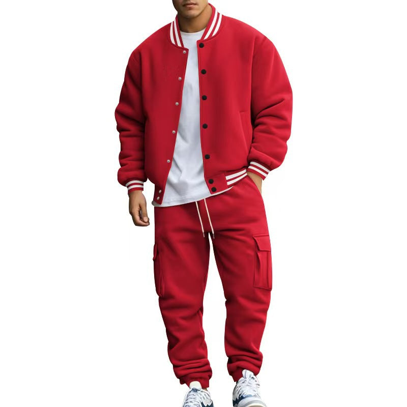 Bequemes Herren Sweater Jogginghose Set Stilvoll Modern