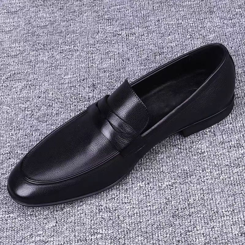 Damen Leder Mokassins Elegante Bequame Schuhe