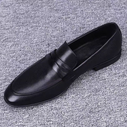 Damen Leder Mokassins Elegante Bequame Schuhe