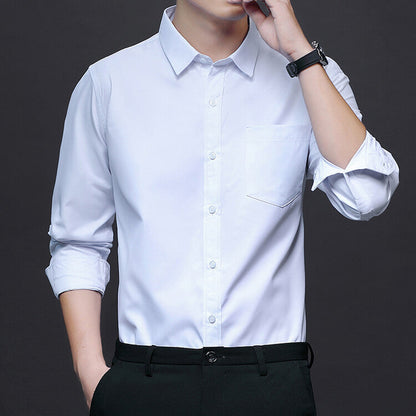 Herren Businesshemd Atmungsaktiv Elegant Modern