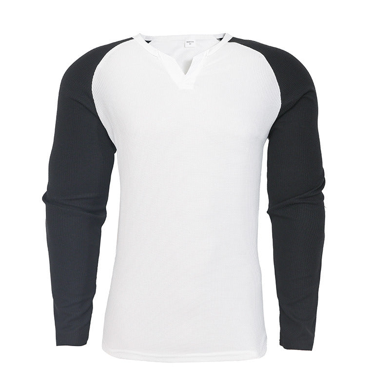 Herren Langarmshirt Strukturdesign Modern Glamour