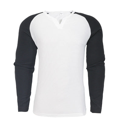 Herren Langarmshirt Strukturdesign Modern Glamour