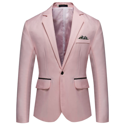 Herren Anzugjacke Modern Elegant Satiniert