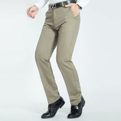 Herren Business-Hose Elegant Stretch Komfort Schwarz