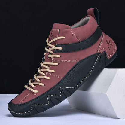 Herren Lederschuhe Echtleder Schwarz Elegant