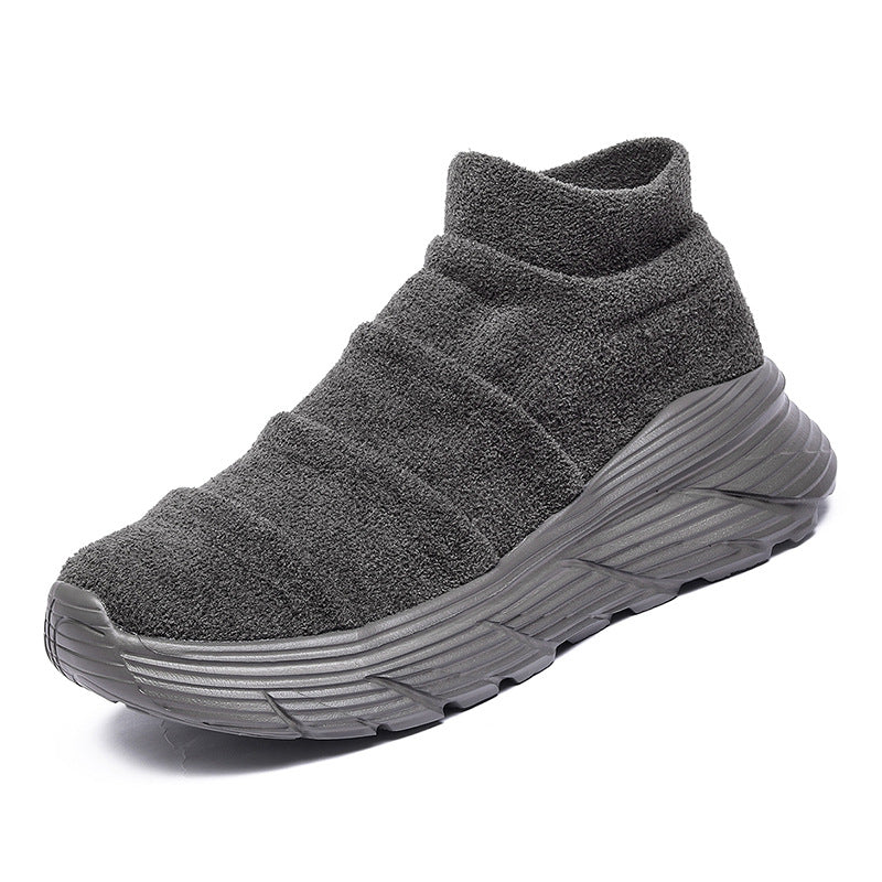 Damen Sneaker High-Top Elastisch Bequem Sportlich