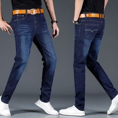 Herren Jeans Slim Fit Elastisch Mit Modernen Akzenten