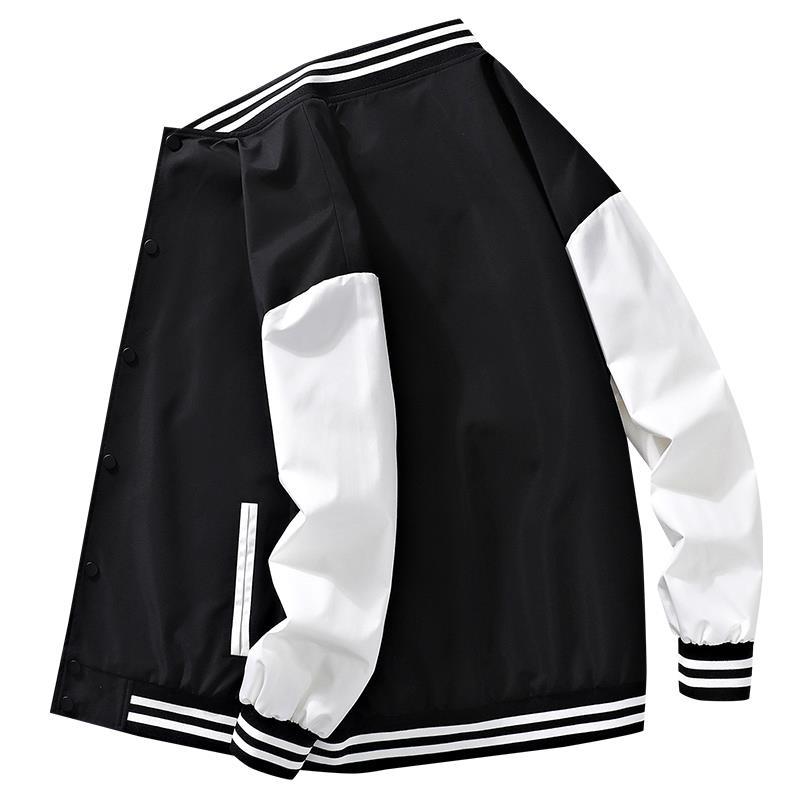 Herren Collegejacke Lässig Farbblock Modern