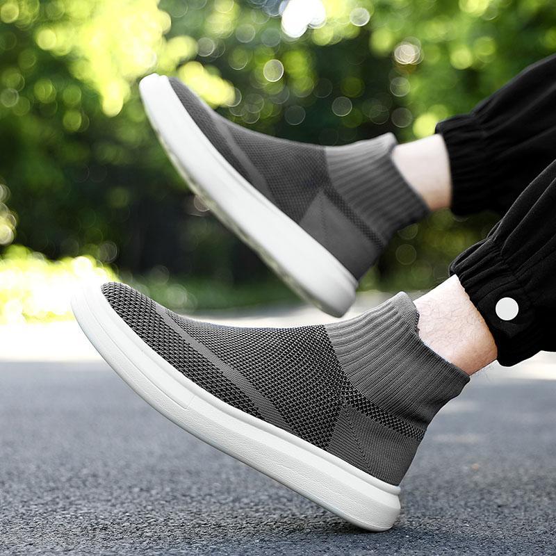 Damen Sneaker Socken Schuhe Atmungsaktiv Rutschfest