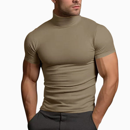 Herren T-Shirt Kurzarm Slim Fit Elegantes Design