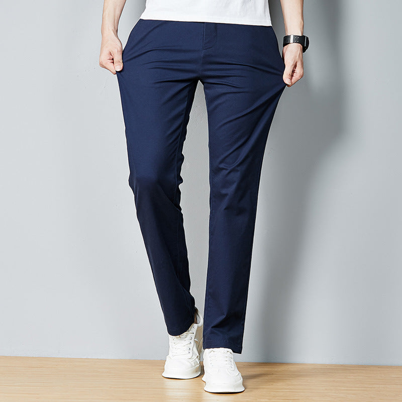 Herren Businesshose Slim Fit Elastisch