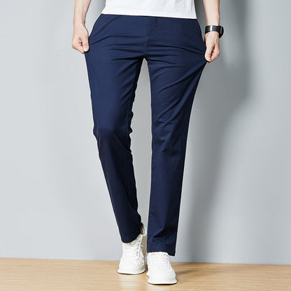 Herren Businesshose Slim Fit Elastisch
