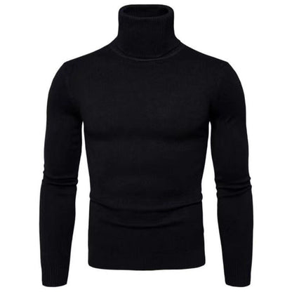 Herren Rollkragenpullover Baumwolle Hochwertig Elegannt