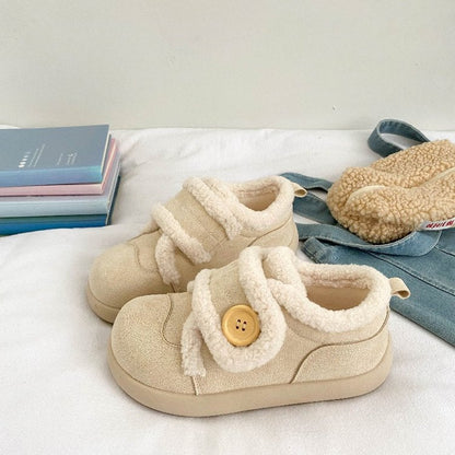 Damen Sneaker Weich Bequem Fleece Innensohle