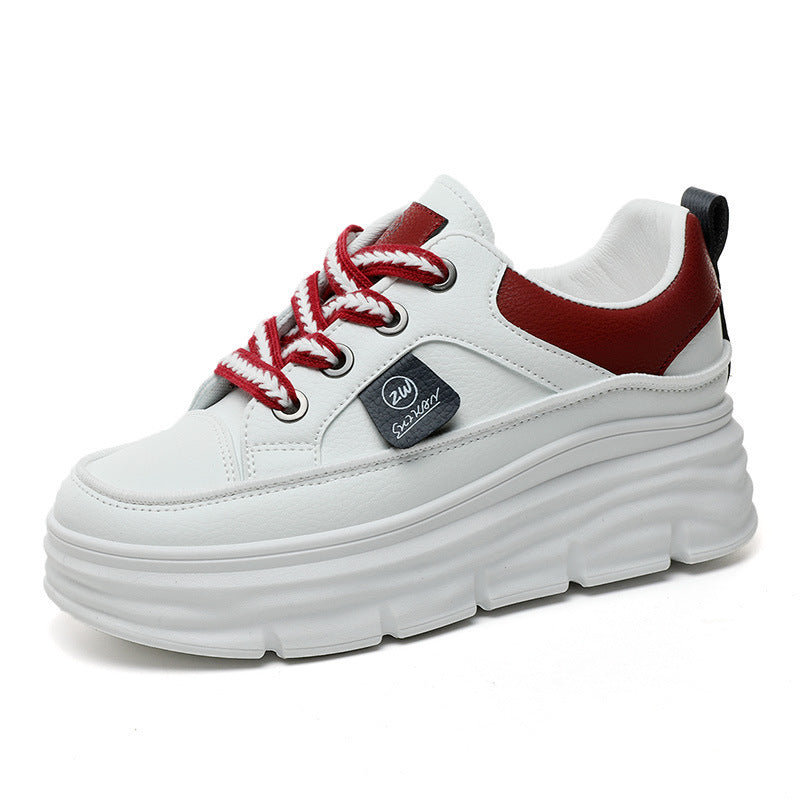 Damen Sneaker Plateau Sportschuhe Komfortabel Modisch Höher