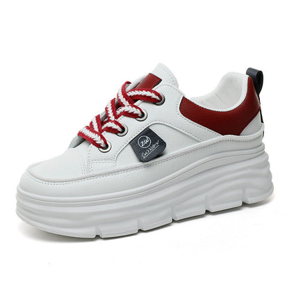 Damen Sneaker Plateau Sportschuhe Komfortabel Modisch Höher