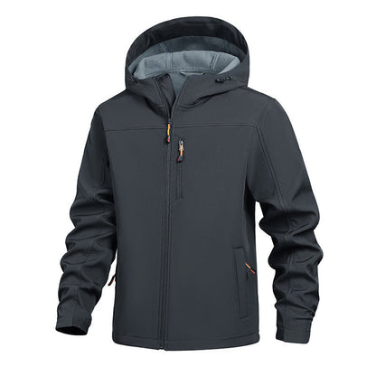 Herren Funktionsjacke Sportlich Verstellbares KapuzenSystem