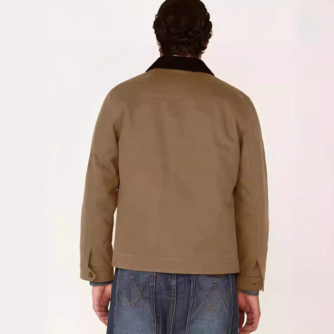 Herren Übergangsjacke Klassisch Bequem Mit Taschen