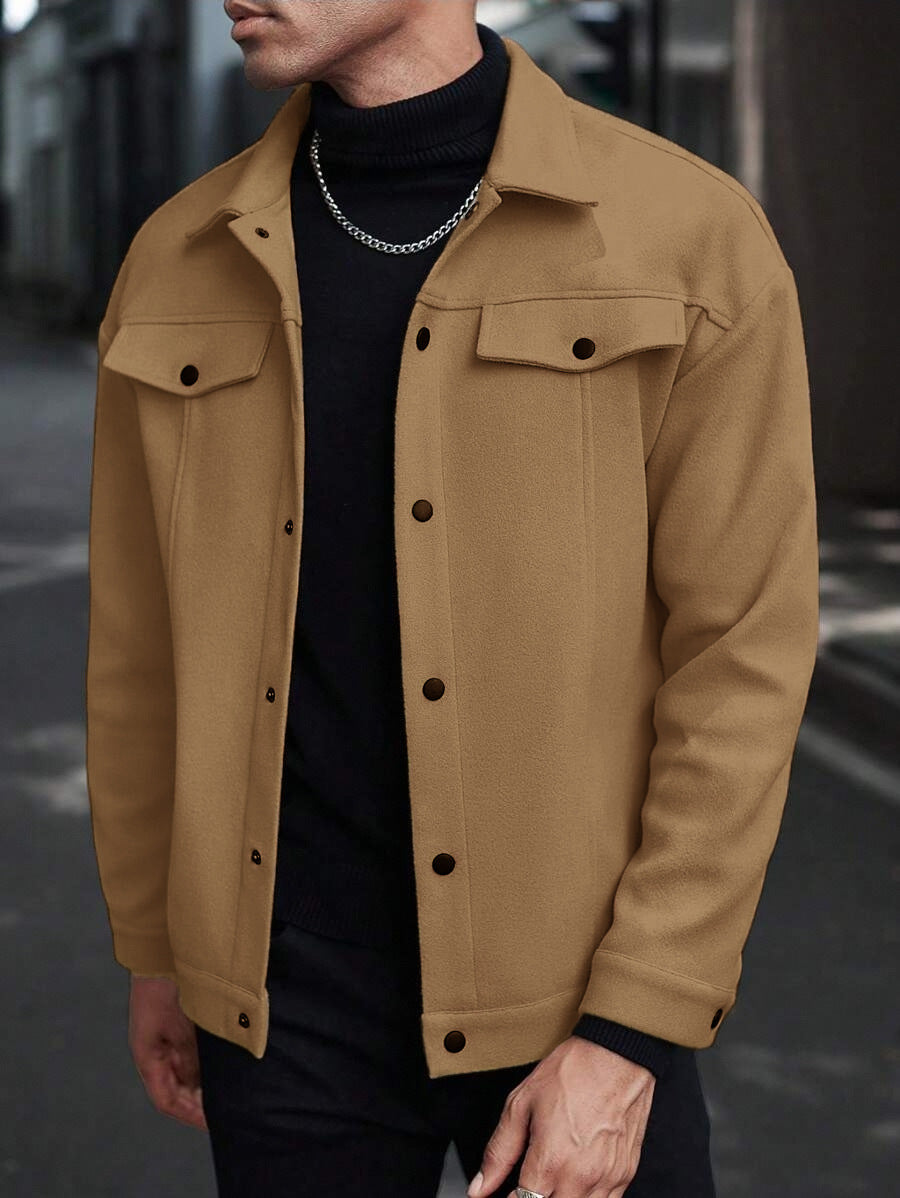 Herren Overshirt Jacke Modern Trendy