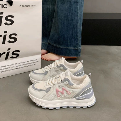 Damen Sneaker Komfort Atmungsaktiv Sportlich - BerlinGlamour